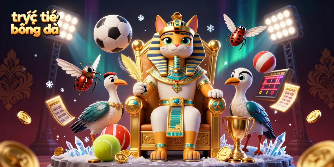 Bet on trực tiếp bóng đá while enjoying a vibrant scene with sporty characters and dynamic game elements.